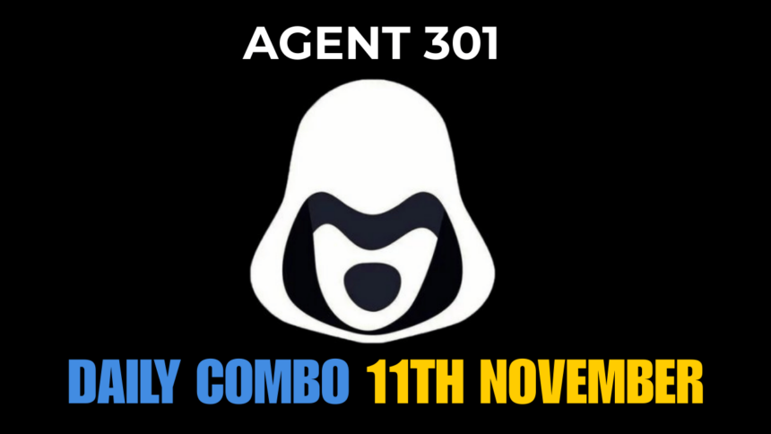 Unlock Rewards with Agent 301 Daily Combo Nov 11 Codes